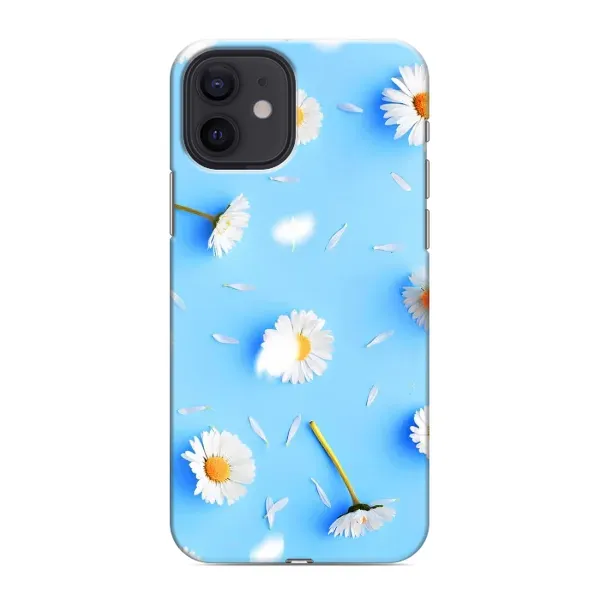 Чехол с рисунком «ромашки на голубом» для iPhone 12 mini