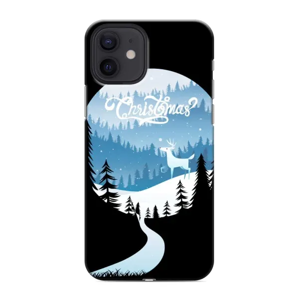 Чехол с рисунком «Рождественский Олень» для iPhone 12 mini