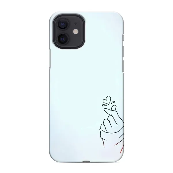 Чехол с рисунком «Сердце на голубом» для iPhone 12 mini Чехол с рисунком «Сердце на голубом» для iPhone 12 mini