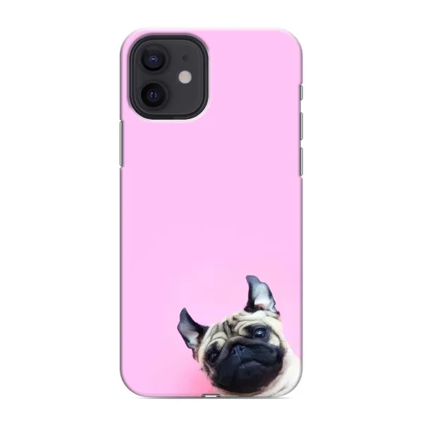 Чехол с рисунком «Собака на розовом» для iPhone 12 mini Чехол с рисунком «Собака на розовом» для iPhone 12 mini
