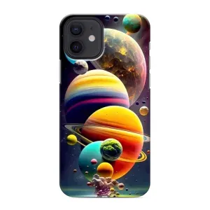 Чохол (ТПУ) з планетами на iPhone 12 mini (Сонячна система)