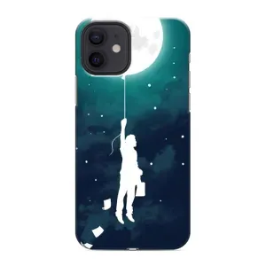 Чохол (ТПУ) з планетами на iPhone 12 mini (To The moon)
