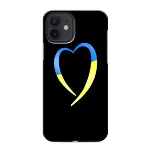 Силиконовый Чехол на iPhone 12 mini (Я-Украина) (Украинское сердце)