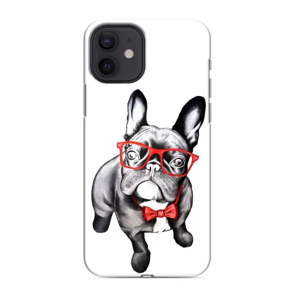 Чехол с рисунком «В очках» для iPhone 12 mini Чехол с рисунком «В очках» для iPhone 12 mini