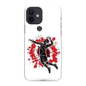 Чехлы с принтом Спортивная тематика для iPhone 12 mini (Волейболист)
