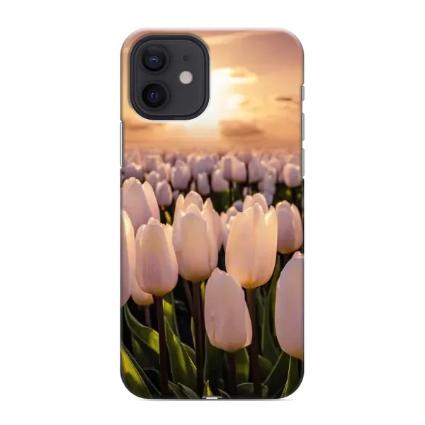 Чохол з малюнком «Захід з квітами» для iPhone 12 mini Чохол з малюнком «Захід з квітами» для iPhone 12 mini