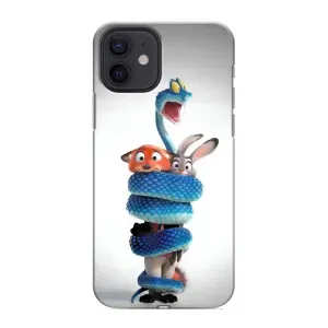 Силиконовый чехол с принтом Зоотрополіс для iPhone 12 mini (Змея Зоо)