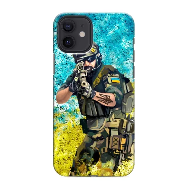 Чехол с рисунком «ЗСУ Воин» для iPhone 12 mini Чехол с рисунком «ЗСУ Воин» для iPhone 12 mini