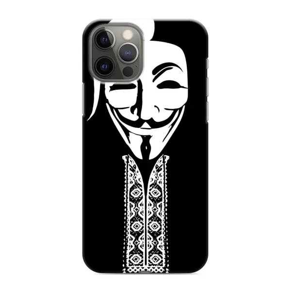 Чехол с рисунком «Анонимус» для iPhone 12 Pro Max