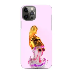 Чехол с Прикольным принтом на iPhone 12 Pro Max (АРТ Статуя)