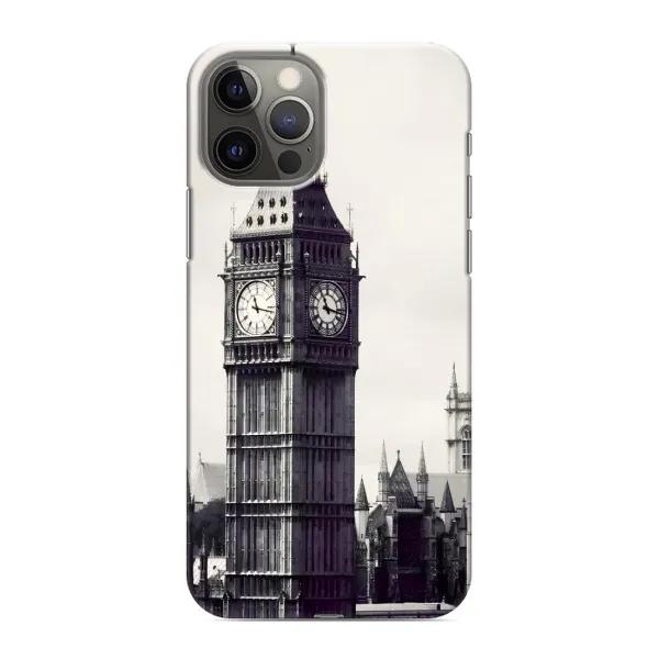 Чехол с рисунком «Биг-Бен» для iPhone 12 Pro Max Чехол с рисунком «Биг-Бен» для iPhone 12 Pro Max
