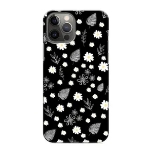 Чехлы с тематикой "ЦВЕТЫ" на iPhone 12 Pro Max (цветение на чорном)