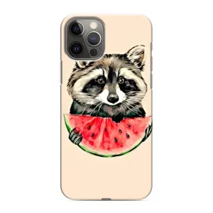 Силиконовый Чехол с Енотами на iPhone 12 Pro Max (Енот)