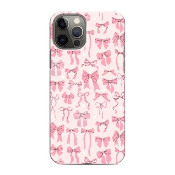 Чехол с рисунком «Фон бантики» для iPhone 12 Pro Max Чехол с рисунком «Фон бантики» для iPhone 12 Pro Max