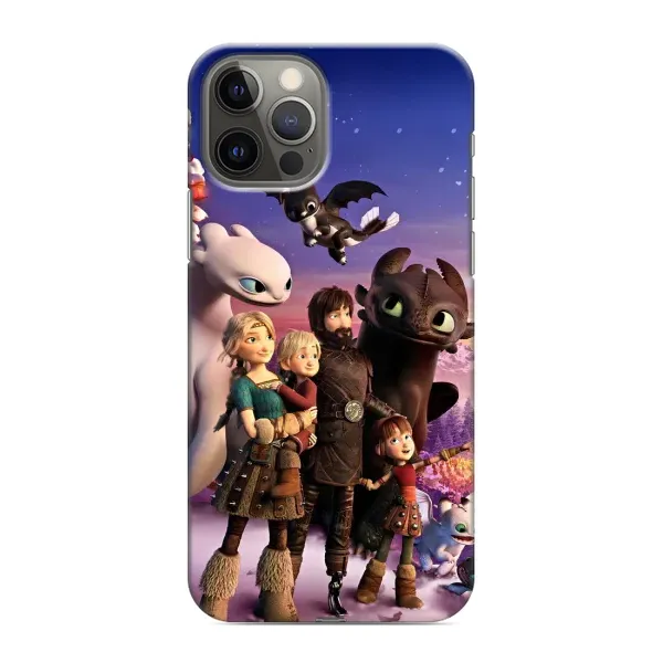 Чехол с рисунком «Герои дракона» для iPhone 12 Pro Max