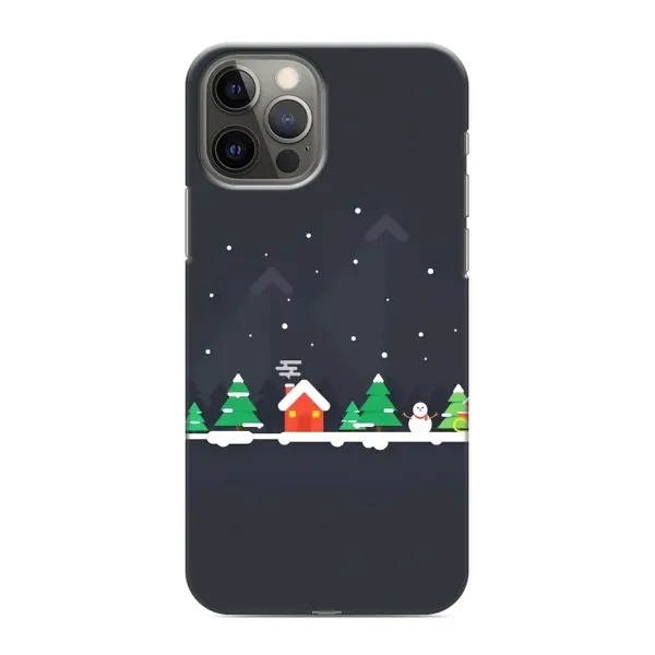 Чехол с рисунком «Город зимний» для iPhone 12 Pro Max Чехол с рисунком «Город зимний» для iPhone 12 Pro Max