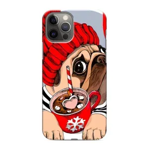 Бампер для iPhone 12 Pro Max с картинкой "Песики" (Грустная собака)