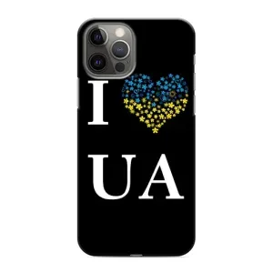 Силиконовый Чехол на iPhone 12 Pro Max (Я-Украина) (I Love UA)