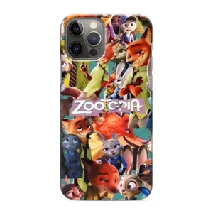 Силіконовий чохол з принтом Зоотрополіс для iPhone 12 Pro Max (Колаж героїв)