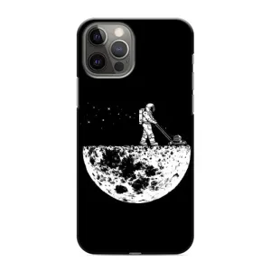 Силиконовый Чехол с принтом "Космонавты" на iPhone 12 Pro Max (Космонавт)