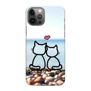 Силиконовые Чехлы Любимому человеку для iPhone 12 Pro Max (Котейки)