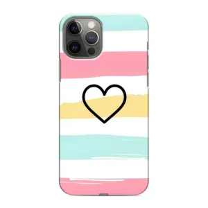 Чехлы с тематикой "Маленькие Сердечки" на iPhone 12 Pro Max (Красивое сердечко)