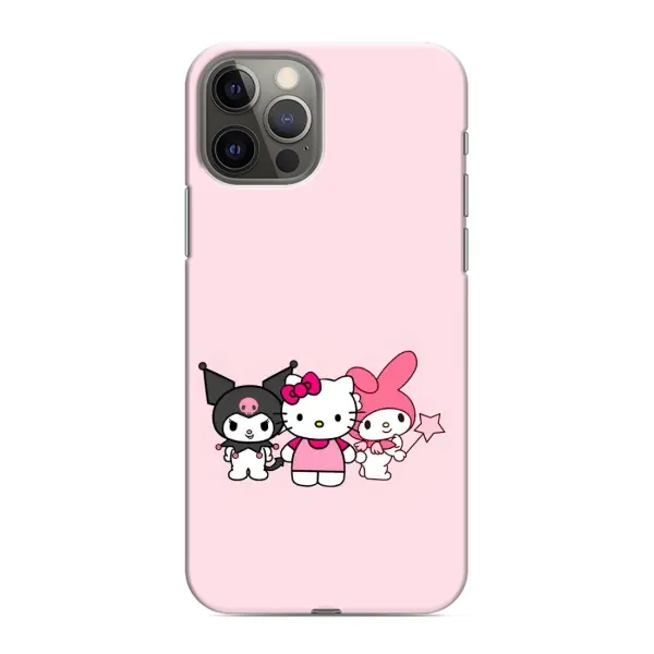 Чехол с рисунком «Куроми Мелоди Китти» для iPhone 12 Pro Max Чехол с рисунком «Куроми Мелоди Китти» для iPhone 12 Pro Max
