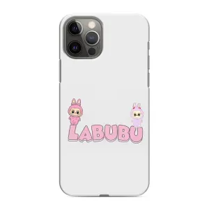 Чохол з принтом Лабубу для iPhone 12 Pro Max (Логотип Лабубу)