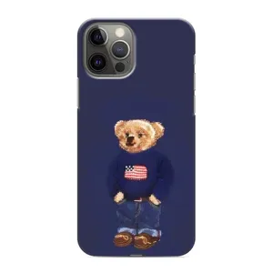 Чехлы Мишка Тедди для Айфон 12 Про Макс (Мишка USA)