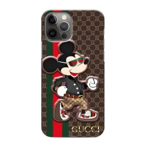 Чехлы Бренд GUCCI для iPhone 12 Pro Max (Маус Гуччи)