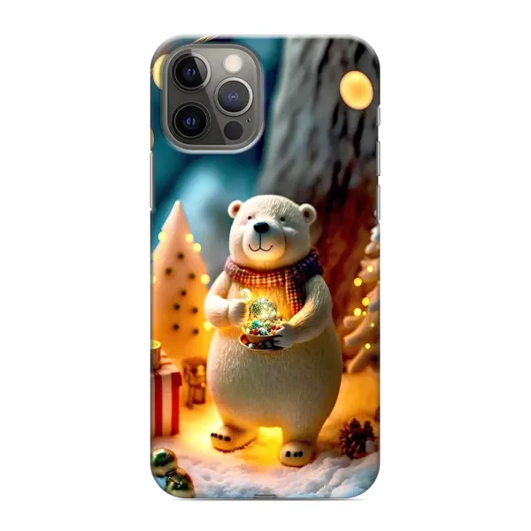 Чехол с рисунком «Новогодний ведмеженок» для iPhone 12 Pro Max Чехол с рисунком «Новогодний ведмеженок» для iPhone 12 Pro Max