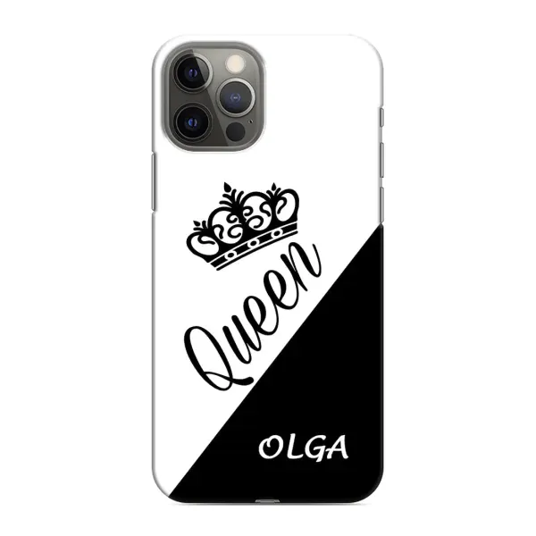 Чехол с рисунком «OLGA» для iPhone 12 Pro Max