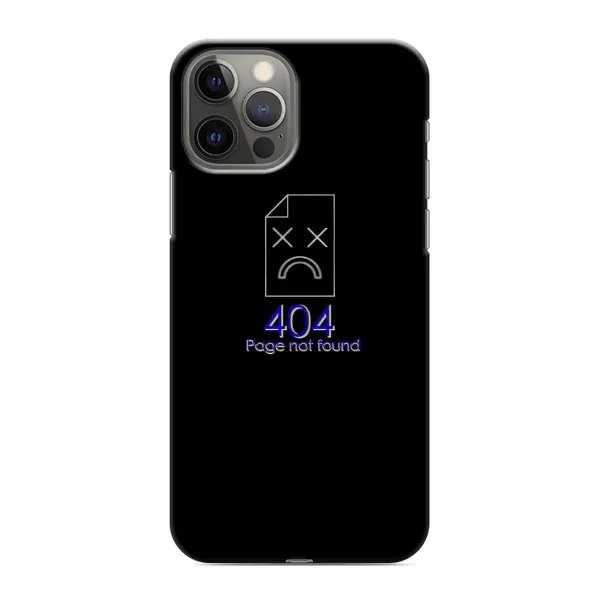 Чехол с рисунком «Ошибка 404» для iPhone 12 Pro Max