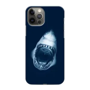 Силиконовый бампер с картинкой животных для iPhone 12 Pro Max (Пасть Акулы)