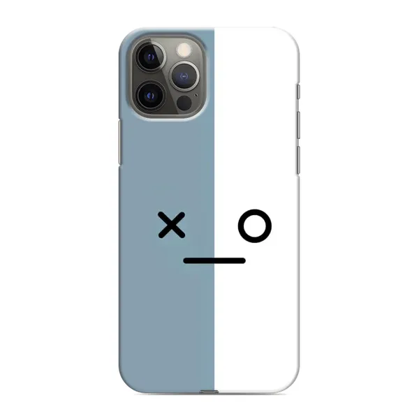 Чехол с рисунком «Серо-белый» для iPhone 12 Pro Max