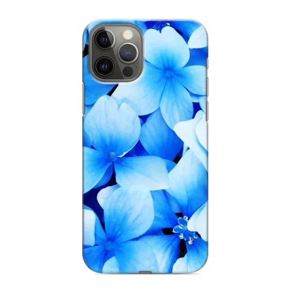 Чехол с рисунком «Синие цветы» для iPhone 12 Pro Max Чехол с рисунком «Синие цветы» для iPhone 12 Pro Max