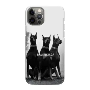 Чехол ДОБЕРМАН для iPhone 12 Pro Max (Три добермана)