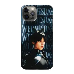 Чохол з картинкою Венсдей на iPhone 12 Pro Max (Вендсдей з ушками)