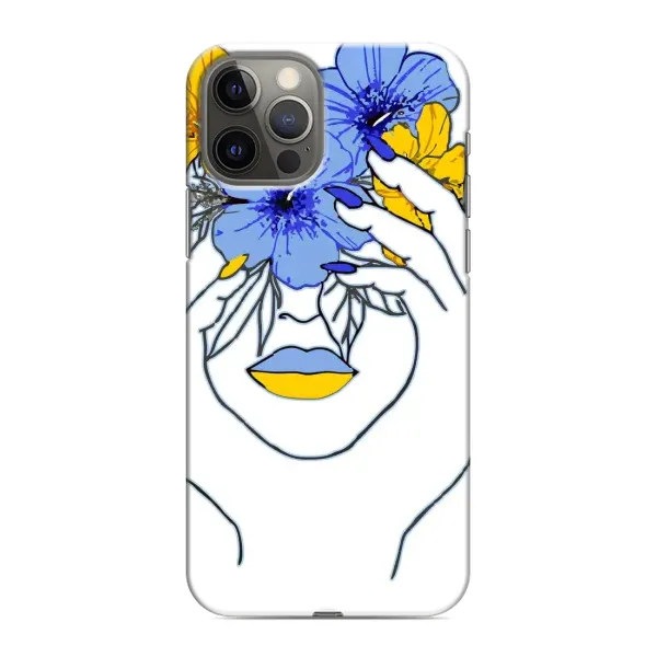 Чехол с рисунком «Украинка на всю голову» для iPhone 12 Pro Max Чехол с рисунком «Украинка на всю голову» для iPhone 12 Pro Max