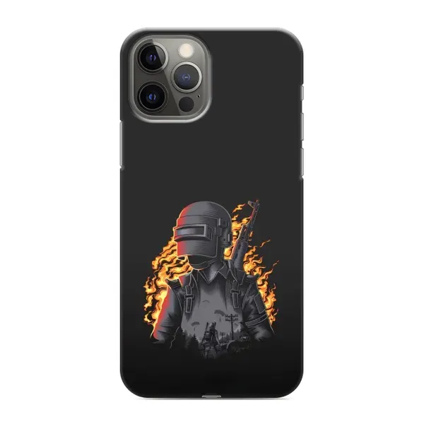 Чехол с рисунком «В огне» для iPhone 12 Pro Max