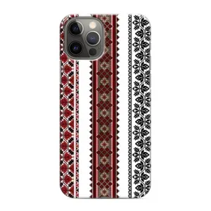 Силіконовый Чохол на iPhone 12 Pro Max з картинкой Вишиванки (Вишиваночки)