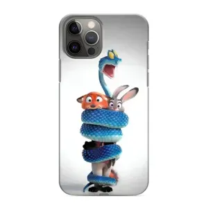 Силіконовий чохол з принтом Зоотрополіс для iPhone 12 Pro Max (Змія Зоо)