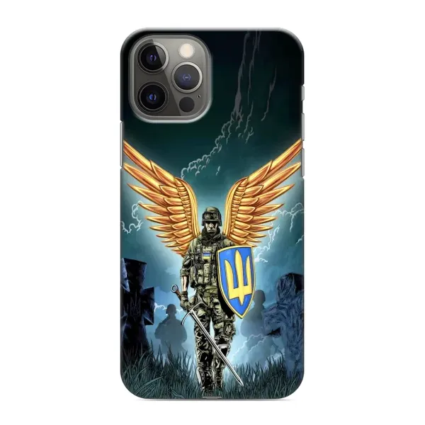Чехол с рисунком «ЗСУ з крильями» для iPhone 12 Pro Max