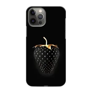 Чехол с изображением вкусной еды для iPhone 12 Pro (Чёрная клубника)