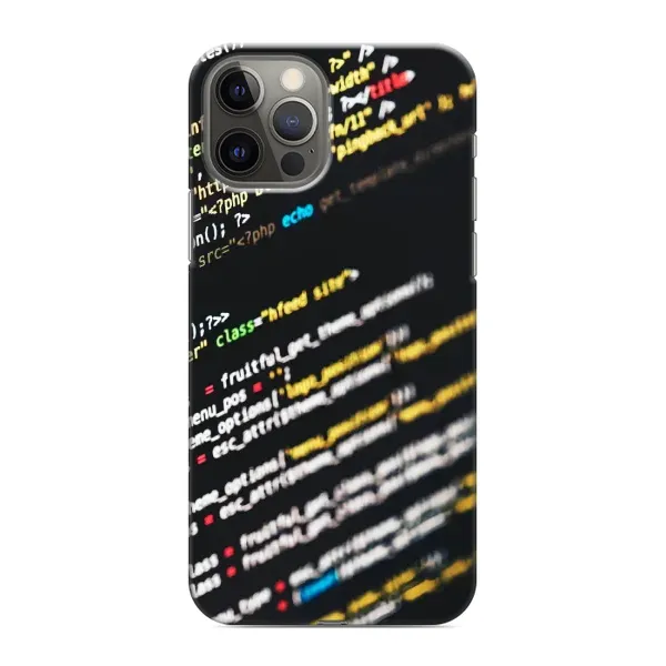 Чехол с рисунком «Код» для iPhone 12 Pro