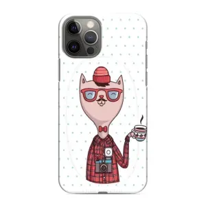 Чехол на тематику: Коты для iPhone 12 Pro (Кот аристократ)