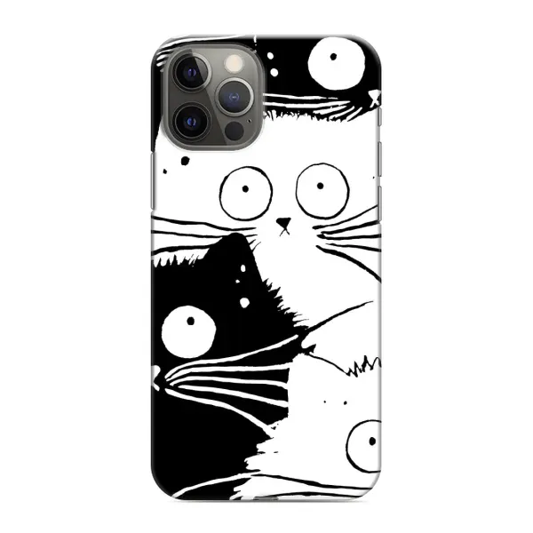 Чехол с рисунком «КОТИКИ» для iPhone 12 Pro Чехол с рисунком «КОТИКИ» для iPhone 12 Pro