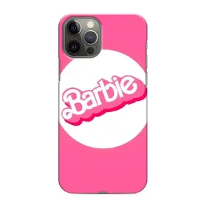 Силиконовый Чехол Барби Фильм на iPhone 12 Pro (Лого Барби)