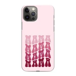 Чехлы на день мамы для Айфон 12 Про (Надпись мама)