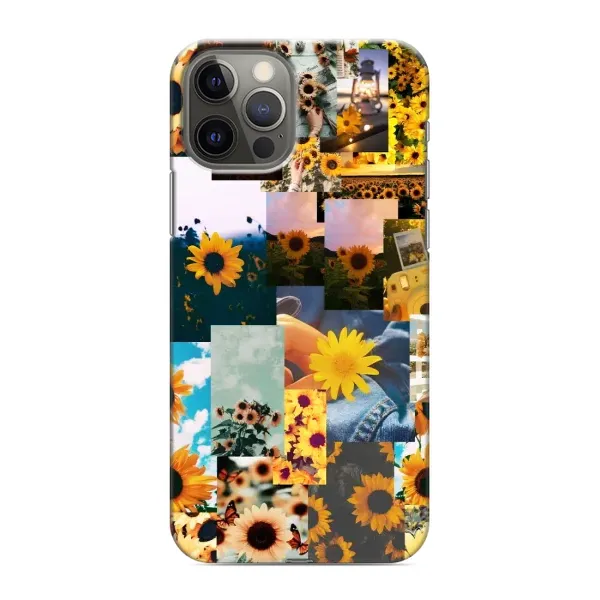 Чехол с рисунком «Подсолнуховый дизайн» для iPhone 12 Pro
